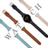 JOYOZY Compatible with Samsung Galaxy Active 2 Watch Band, Genuine Leather Band for Galaxy Watch 7/6/FE/5/4 40mm 44mm/Watch 5 Pro/Watch 6/4 Classi...