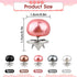 Women Shirt Brooch Buttons, 25 Pcs Metal Pearl Cover Up Button Pin Safety Lapel Pins Sweater Shawl Clips Tie Tacks Pin for Clothing Coat Dress Bag...