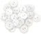 Dritz Blouse, White Pearl, 11mm, 20 pcs Shirt Buttons, Count...