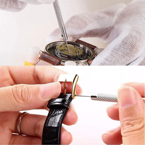 KALIM Mini Screwdriver Set, 10Pcs Screwdriver Kit for Watches, Glasses and Accessories, Precision Tool Set for Repair, Replace, Remove and Adjust,...