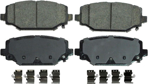Wagner QuickStop ZD1596 Rear Disc Brake Pad Set for 2019 Dodge Grand Caravan...