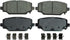 Wagner QuickStop ZD1596 Rear Disc Brake Pad Set for 2019 Dodge Grand Caravan...