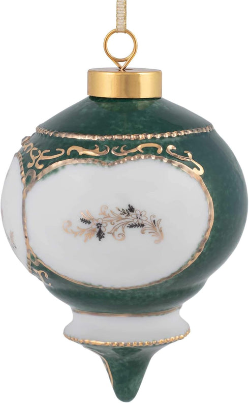 CBE Happy 50th Wedding Anniversary Victorian 4.5 Inch Porcelain Hanging Ornament...