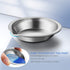 DOITOOL 12 PCS Stainless Steel Painting Color Palette, with Mouth 2 inch Painting Trays Makeup Palette Watercolors Small Round Mixing Palette Pain...