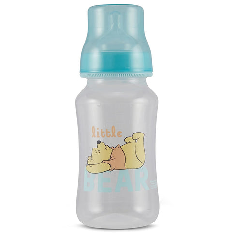 Disney Winnie The Pooh Baby Bottles 11 oz for Boys or Girls | 2 Pack of Infant Hourglass Shaped Bottles with Cover for Newborns and All Babies | B...