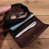 1 Pcs Leather Zipper Coin Purse Wallet With Card Slots,Snap Leather Coin Pouch, Coin Organizer, Change Holder,Card Case, Leather Zipper Storage Ba...