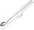 Stainless Steel Iced Tea Spoons Set of 6 Cocktail stir sticks Spoons Bar Spoon for Cold Drinks...