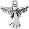 JGFinds Angel Charm Pendants - 30 Pack of Silver Religious Charms, DIY Jewelry Making Supplies, Small 3/4 Inch Metal with Outstretched Wings for B...