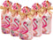 Elwish 24pcs Flamingo Treat Bags - Plastic Drawstring Candy Goodies Gift Wrapping for Birthday Party, Wedding, Baby & Bridal Showers...