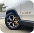 Premium Wheel Center Hubcap for Rivian R1T & R1S 21 inch Rims - Cover The Aero Rim Hole of Rivian 21 inch Rims, Easy Installation Using OEM Design...