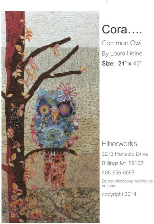 Fiberworks Common Owl Collage pattern...