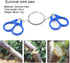 Camping Wire Saw - Stainless Steel Pocket Wire Saw Survival Gear Accessories for Outdoor Camping Hiking Hunting Tree Cutting and Backpacking, Blue...