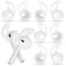 4 Pairs Silicone Ear Bud Replacement Tips - Apple Airpod Ear Hooks Earbud Tips Airpods Anti Slip Covers Earbud Replacement Tips Silicone Ear Tips ...