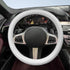 Car Steering Wheel Cover, Soft Odorless Silicone Steering Wheel Protector, Anti-Slip Auto Steering Wheel Cover Universal Fit 14 Inch, Vehicle Inte...