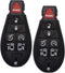 Keyless Remote Key Fob Replacement for 2008-2015 Chrysler Town and Country,2008-2014 Dodge Grand Caravan, M3N5WY783X 433MHZ,Pack of 2...