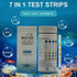 7 in 1 Aquarium Test Kit, 100 Strips Aquarium Water Test Kit, Test Strips for Freshwater/Saltwater Aquarium, Fast & Accurate Water Testing Strips ...