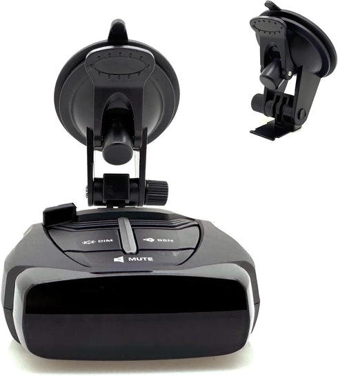 Enhanced Strong Windshield Suction Cup Mount for Escort MAX MAX2 2 or version 1 Max360 Radar Detector w/Slide in Metal Plate Connection (Not compa...