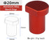 6 Pack Bench Dogs, Aluminum Alloy Bench Brake Inserts For 20mm Dog Holes, A Woodworking Shop Essential (20mm,Red)...