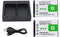 ENEGON NP-BX1 Battery (2-Pack) and Rapid Dual Charger for Sony NP-BX1 and Sony ZV-1, Cyber-Shot DSC-RX100, DSC-RX100 II/III/M4/M5/M6/M7/?/?/?/?/VA...