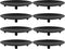 8PCS Iron Plate Candle Holder,Black Candle Holder Iron Plate,4'' Iron Candle Stand Plate for LED & Wax Candles,Decorative Pillar Candle Plate for ...
