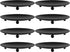 8PCS Iron Plate Candle Holder,Black Candle Holder Iron Plate,4'' Iron Candle Stand Plate for LED & Wax Candles,Decorative Pillar Candle Plate for ...
