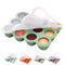 Baby Food Storage Container - 1.5oz x 12 Pods Silicone Freezer Tray with Lid for Homemade Baby Food, Fruit Purees, Vegetable & Breast Milk (Green)...