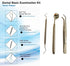 Dental Tools, Plaque Remover For Teeth Professional | Dental Hygiene Cleaning kit - Stainless Steel Tweezer With Free Mouth Mirror Floss Pick, Sca...