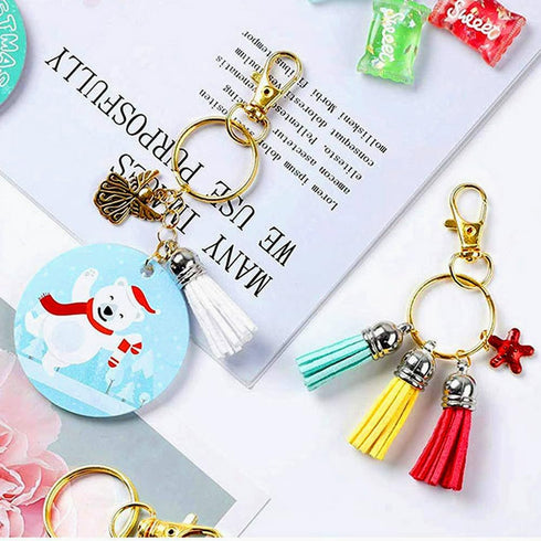 60 Pcs Premium Gold Swivel Clasps Lanyard Snap Hooks with Key Rings, Key Chain Clip Hooks Lobster Claw Clasps for Keychain Clip Lanyard, Jewelry M...