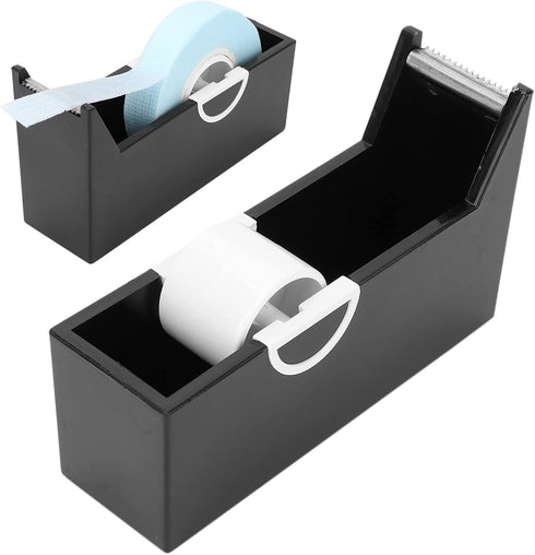Tape Dispenser for Eyelash Extension, Portable Office Desktop Tape Cutter Holder (black)...