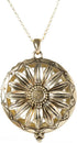 Artisan Owl Sunflower 4X Magnifier Magnifying Glass Sliding Top Magnet Pendant Necklace, 30"...