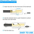Terminal Removal Tool Kit 82 Pcs Depinning Tool Electrical Connector Pin Removal Tool Kit Pin Extractor Tool Set Wire Terminal Release Tool for Au...