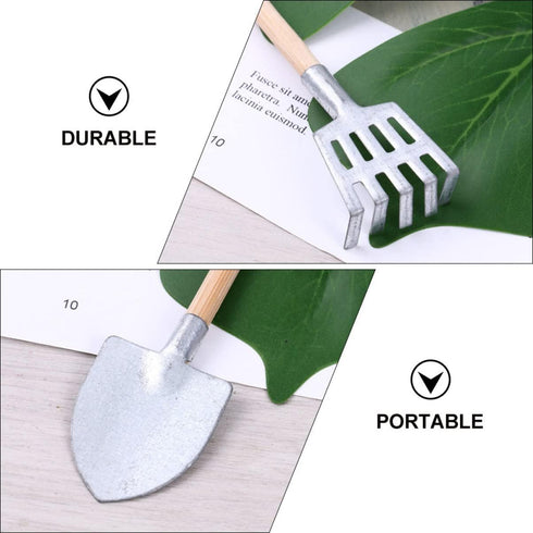 Artibetter Accessories 10 pcs Mini Zen Garden rakes Grass rake Miniature Garden Tool Tool Set Miniature Beach Toys Beach Toys Beach Toys...