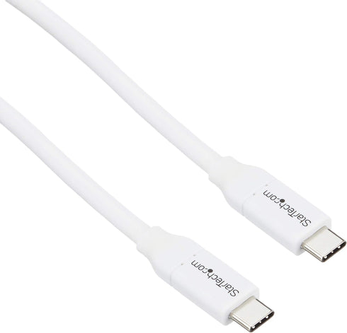 StarTech.com USB C to USB C Cable - 13 ft / 4m - 5A PD - M/M - White - USB 2.0 - USB-IF Certified - USB Type C Cable - USB C Charging Cable...