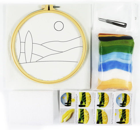 DARALIS Needle Felt Starter Kit-Wool Needle Supplies Set for Beginners,Used for Home Decoration...
