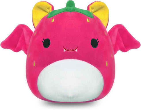 ROMINVIC Strawberry Bat Plush,8 inch Stuffed Animal Bat Plush Pillow, 3D Kawaii Bat Plushie Stuffed for Christmas Birthday Kids Gifts Home Decorat...