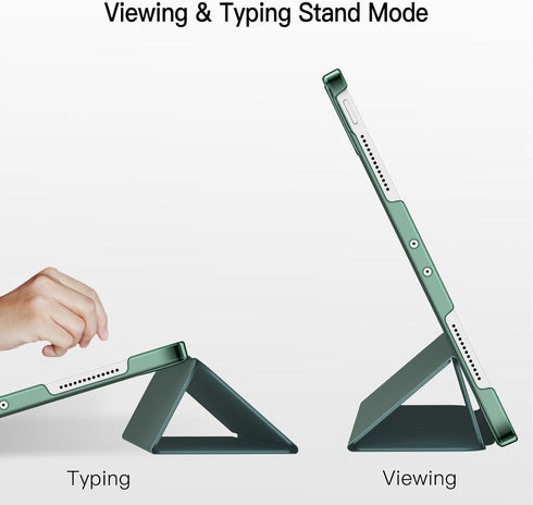 JETech Case for iPad Pro 11 Inch, 2022/2021/2020 Model, Slim Stand Hard Back Shell Smart Cover with Auto Wake/Sleep (Misty Blue)...