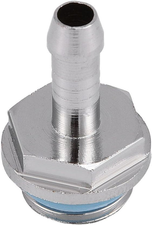 Wendry PC Water Cooling Barb Fitting, Two-Touch Fitting G1/4 Thread Barb Connector for Computer Cooling System(Pack of 6)(6mm)...