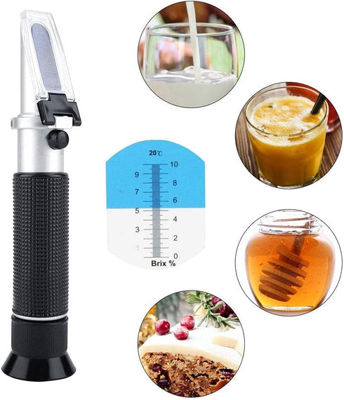 Refractometer Brewing Refractometer Syrup Refractometer Brix Refractometer Brix Meter Hydrometer Brix Digital Brix Refractometer Honey Refractomet...