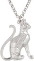 BONSNY Statement Enamel Alloy Chain Cat Necklaces Pendant Original Design For Women Jewelry Gift Charms (Blue)...