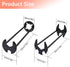 2 Pcs Four-jaw Hex Wrench, Basin Wrench Set, 7 Sizes Carbon Steel Multifunctional Sink Wrench, Tight Spaces Maintenance Installation Removal Fauce...