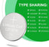 CR1616 3V Lithium Battery 5 Pack, Key Fob Battery CR1616 Lithium Coin Cell, CR1616 Watch Battery...