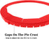 Adjustable Silicone Pie Crust Shields - Baking Protectors Cover Ring Fits 8-11.4 Inch Pies...