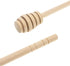 4 Pcs (6.3 Inches) Wooden Honey Mixing Stirrer Honey Dipper Sticks Honey Comb Stick Honey Spoon Collecting Dispensing Drizzling Jam...