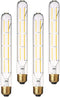 Dimmable T10 Edison Led Long Tubular Bulb 4000k Daylight White,8W Vintage Filament Bulb 80W Equivalent, E26 Base Led Bulb, 8.9inch, Pack of 4...