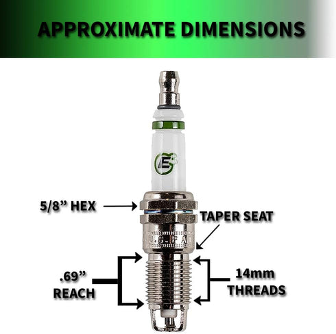 E3 Spark Plugs E3.54 Premium Automotive Spark Plug w/DiamondFIRE Technology (Pack of 1)...