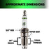 E3 Spark Plugs E3.54 Premium Automotive Spark Plug w/DiamondFIRE Technology (Pack of 1)...