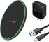 Wireless Charger for Samsung Galaxy S24/S24+/S24 Ultra/S23/S23+/S23 Ultra/S22/S22+/S22 Ultra/S21/S20/S10/S10+/S9/S9+/S8/S8+/S7, Wireless Charging ...
