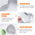 Heart Shaped Cake Pans, 8 inch Aluminium Alloy Heart Cake Mold, DIY Heart Baking Pan with Removable Bottom for Wedding, Birthday, Anniversary...
