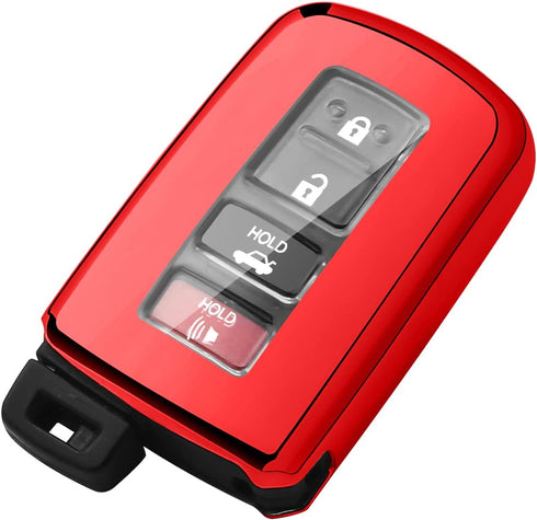 Tukellen for Toyota Key Fob Cover,Special Soft TPU Key Case Protector Shell Compatible with Tundra Tacoma Sequoia 4Runner Highlander RAV4 Camry Co...