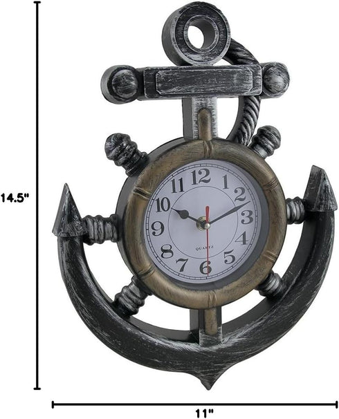 Nautical Anchor Design Wall Clock...
